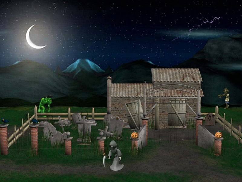 A Haunted Halloween ScreenSaver Screenshot
